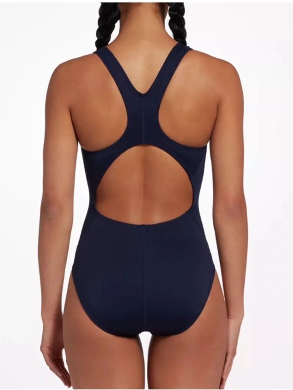 TYR Navy Blue Performance One-Piece Swimsuit NWT - 36